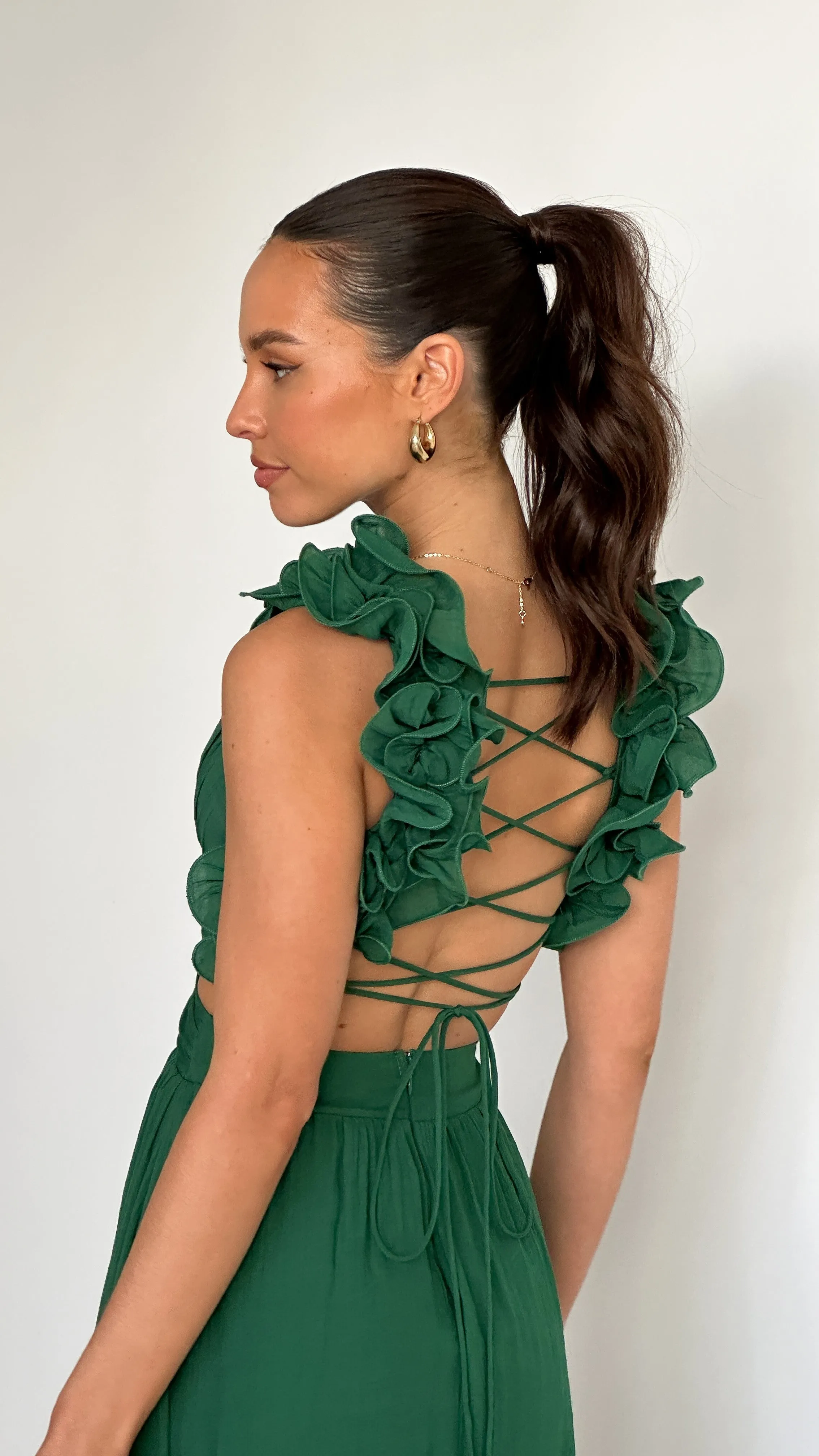 Galilhai Maxi Dress - Forest Green sold by Billy J product image thumbnail 2