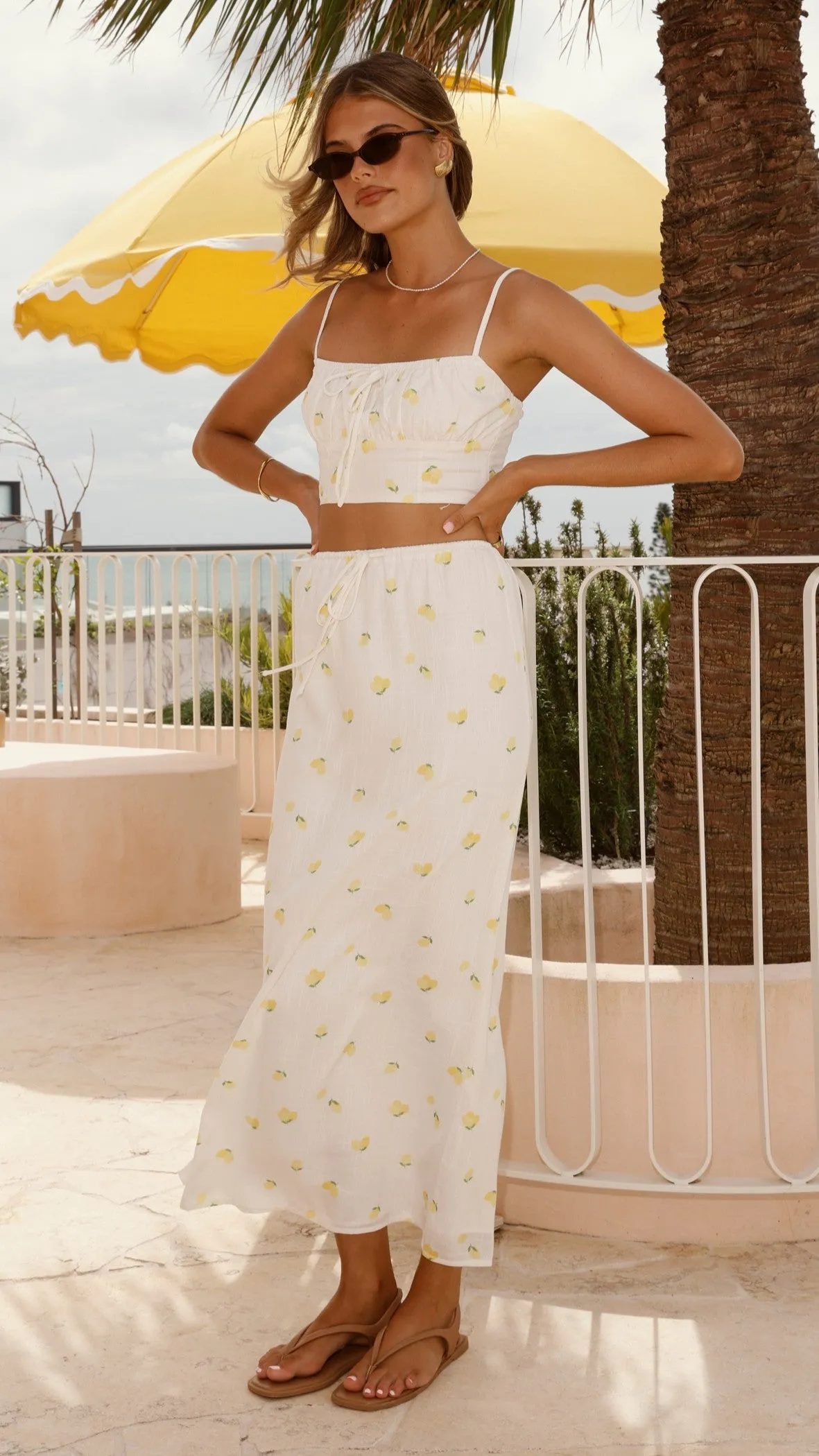Tafari Crop Top - Limone sold by Billy J product image thumbnail 4