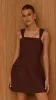 Hilarie Mini Dress - Brown sold by Billy J