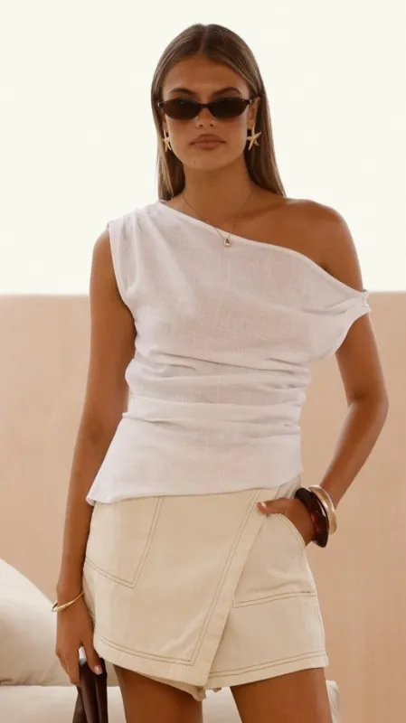 Nala Top - White sold by Billy J