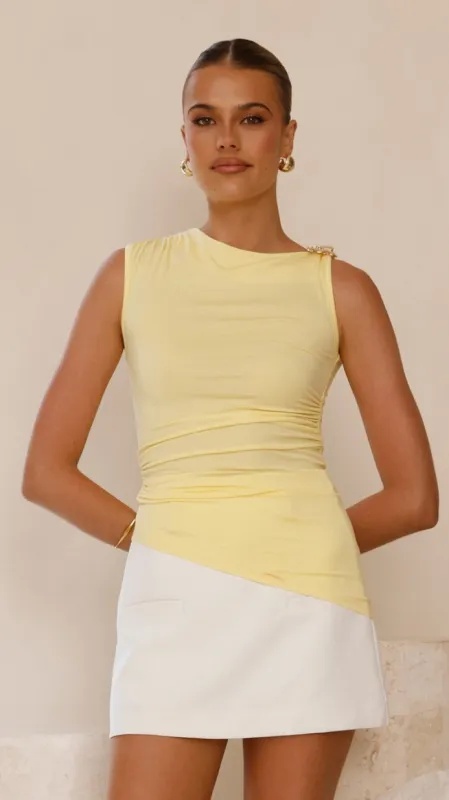Frankie Top - Yellow sold by Billy J