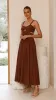Harleigh Midi Dress - Brown sold by Billy J