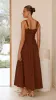 Harleigh Midi Dress - Brown sold by Billy J
