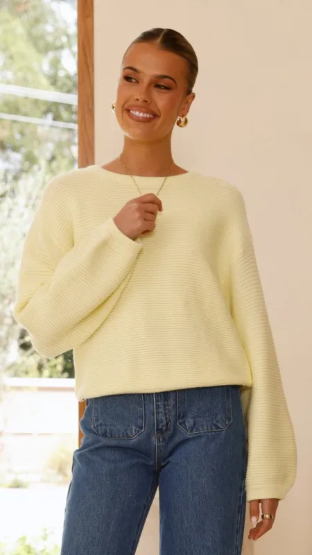 Carmel Knit - Yellow sold by Billy J