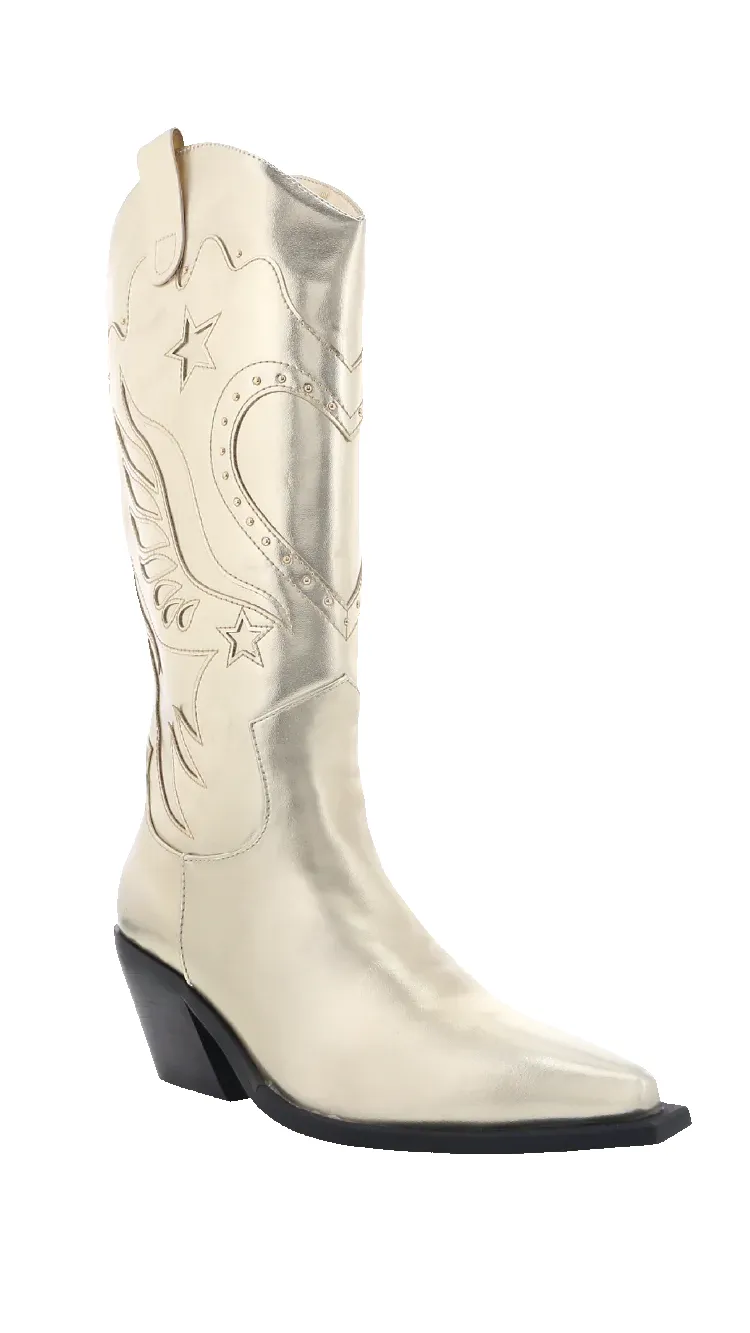 Everlyn Boots - Gold Metallic sold by Billy J product image thumbnail 2