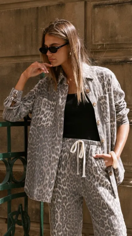 Vox Jacket - Leopard Print sold by Billy J