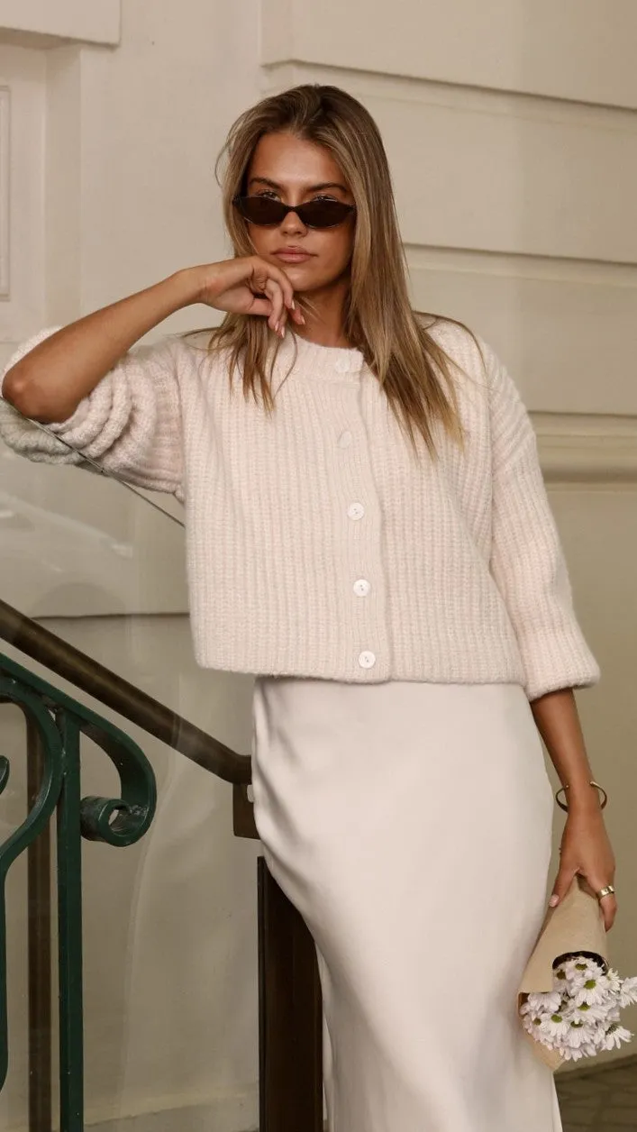 Ilah Cardigan - Cream sold by Billy J