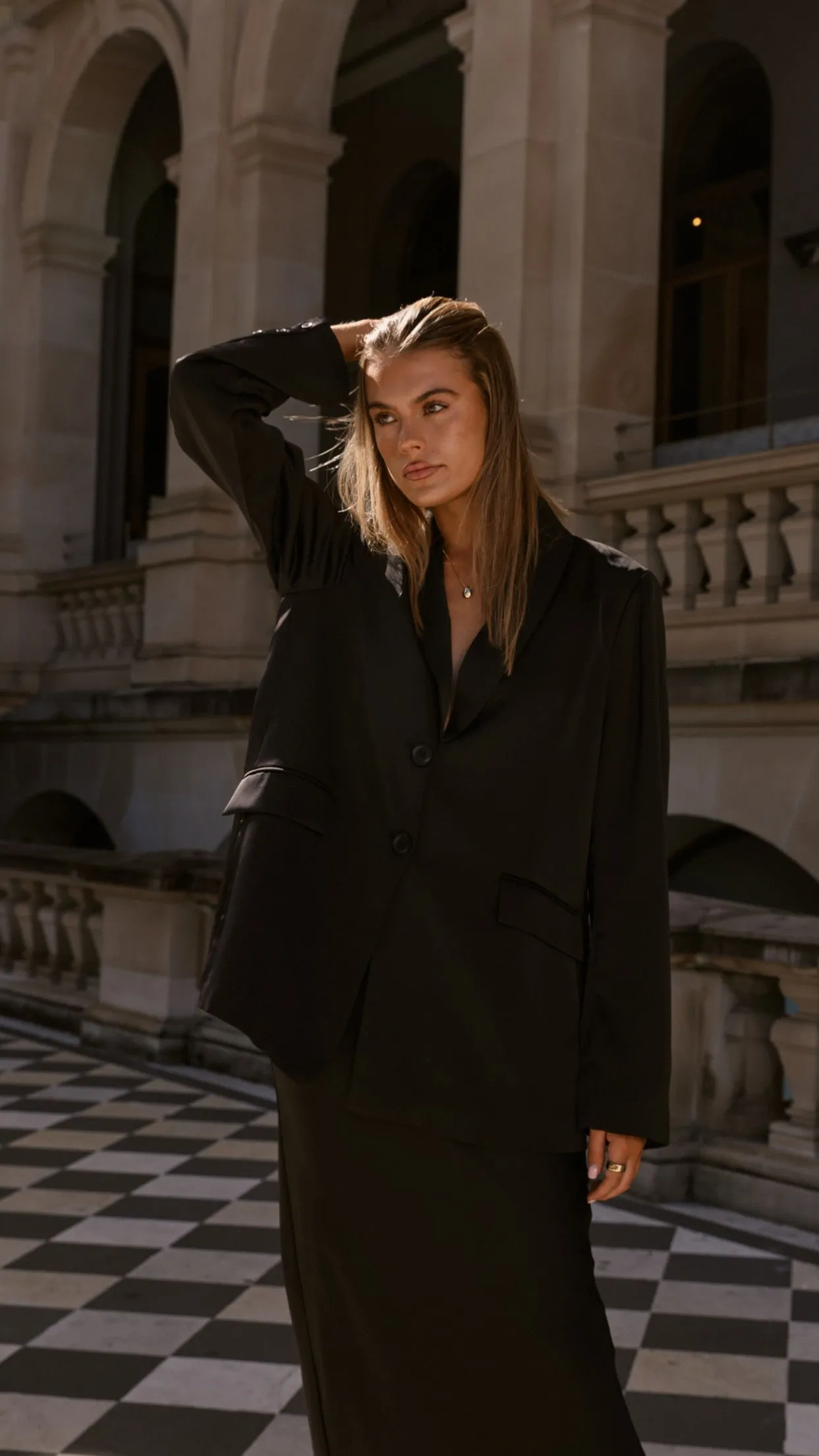 Mila Maxi Skirt - Black sold by Billy J product image thumbnail 4