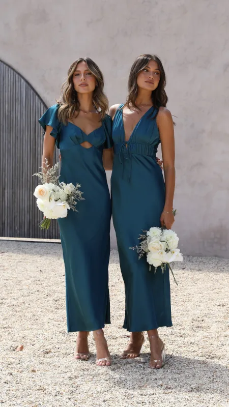 Amber Maxi Dress - Teal sold by Billy J