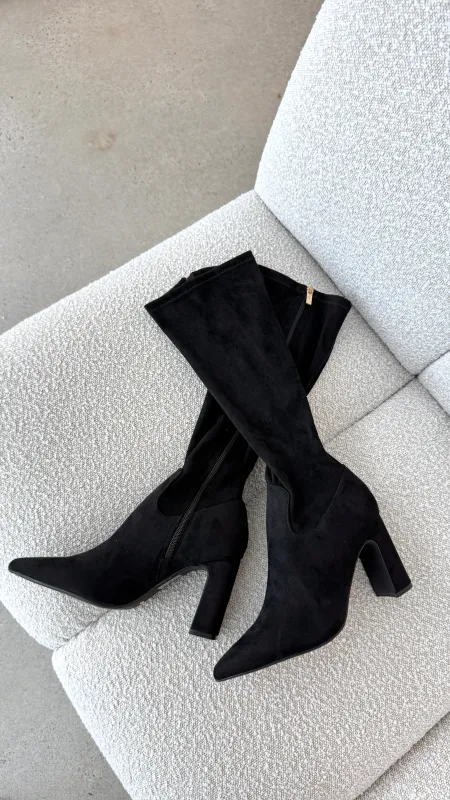 Freddy Boots - Black Suede sold by Billy J