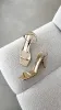 Umaira Heel - Gold Metallic sold by Billy J