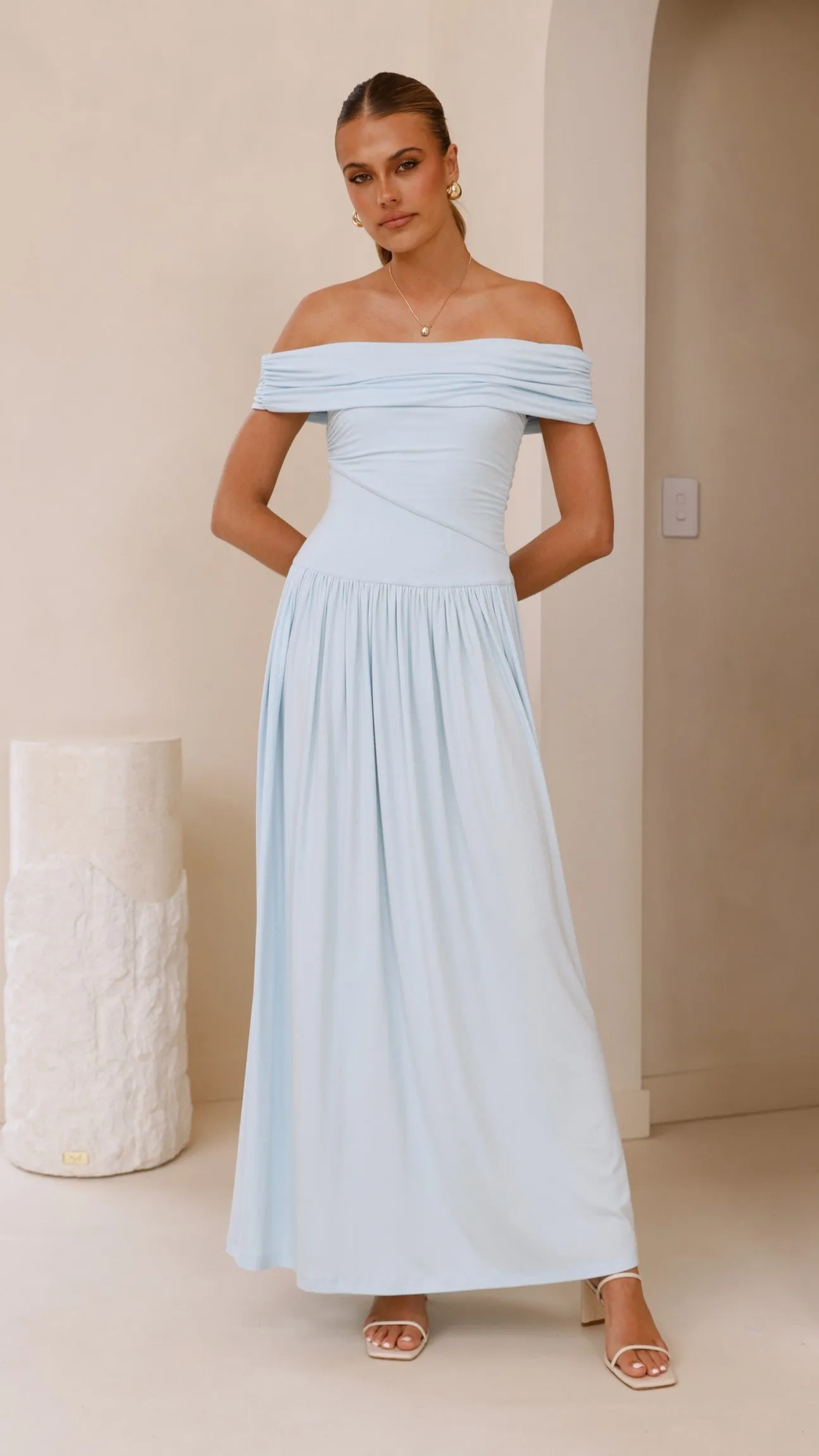 Manalla Maxi Dress - Sky Blue sold by Billy J product image thumbnail 4