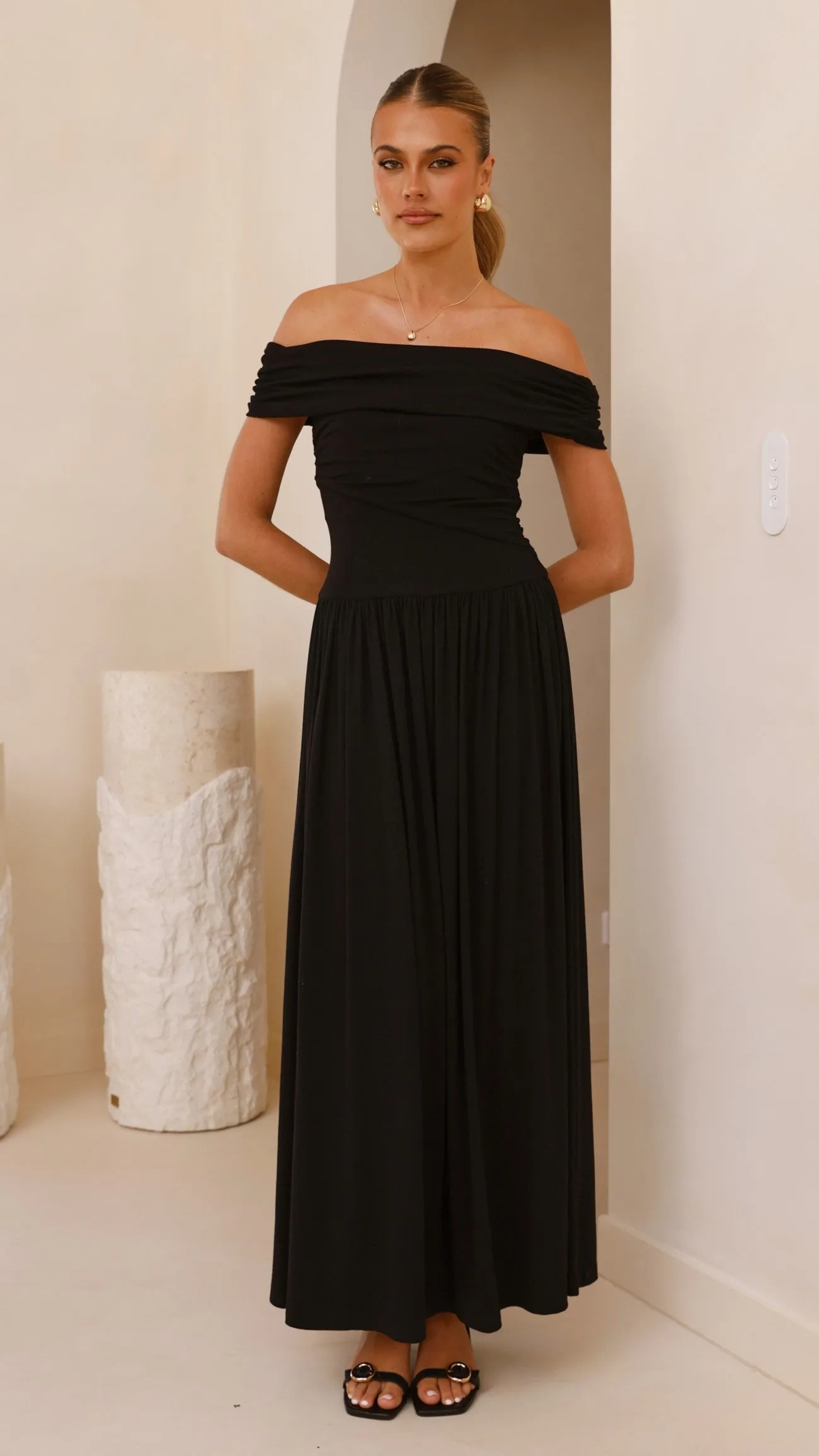 Manalla Maxi Dress - Black sold by Billy J product image thumbnail 5