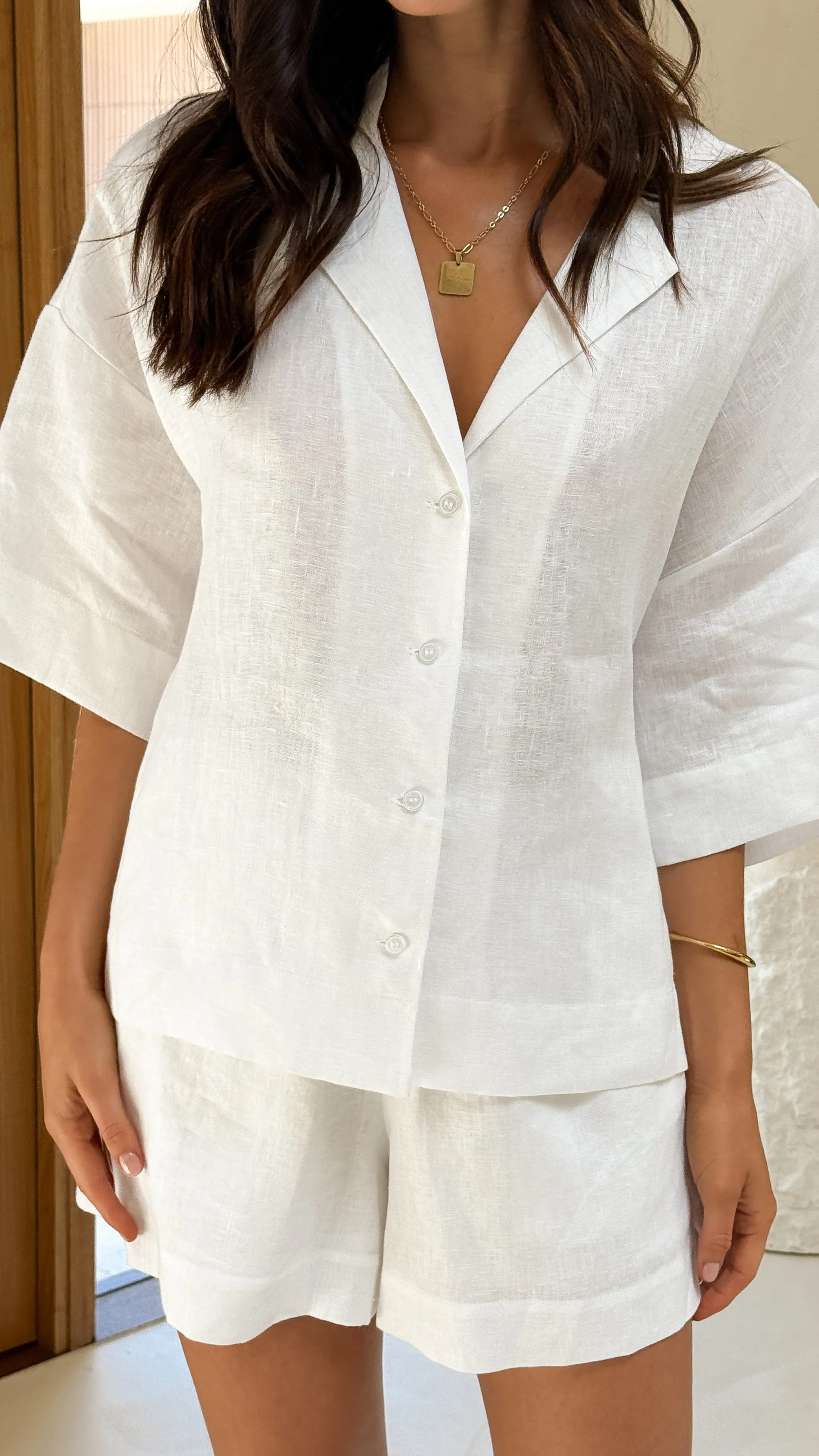 Luna Shorts - White sold by Billy J product image thumbnail 5