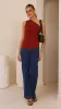 Cynthia One Shoulder Top - Wine sold by Billy J