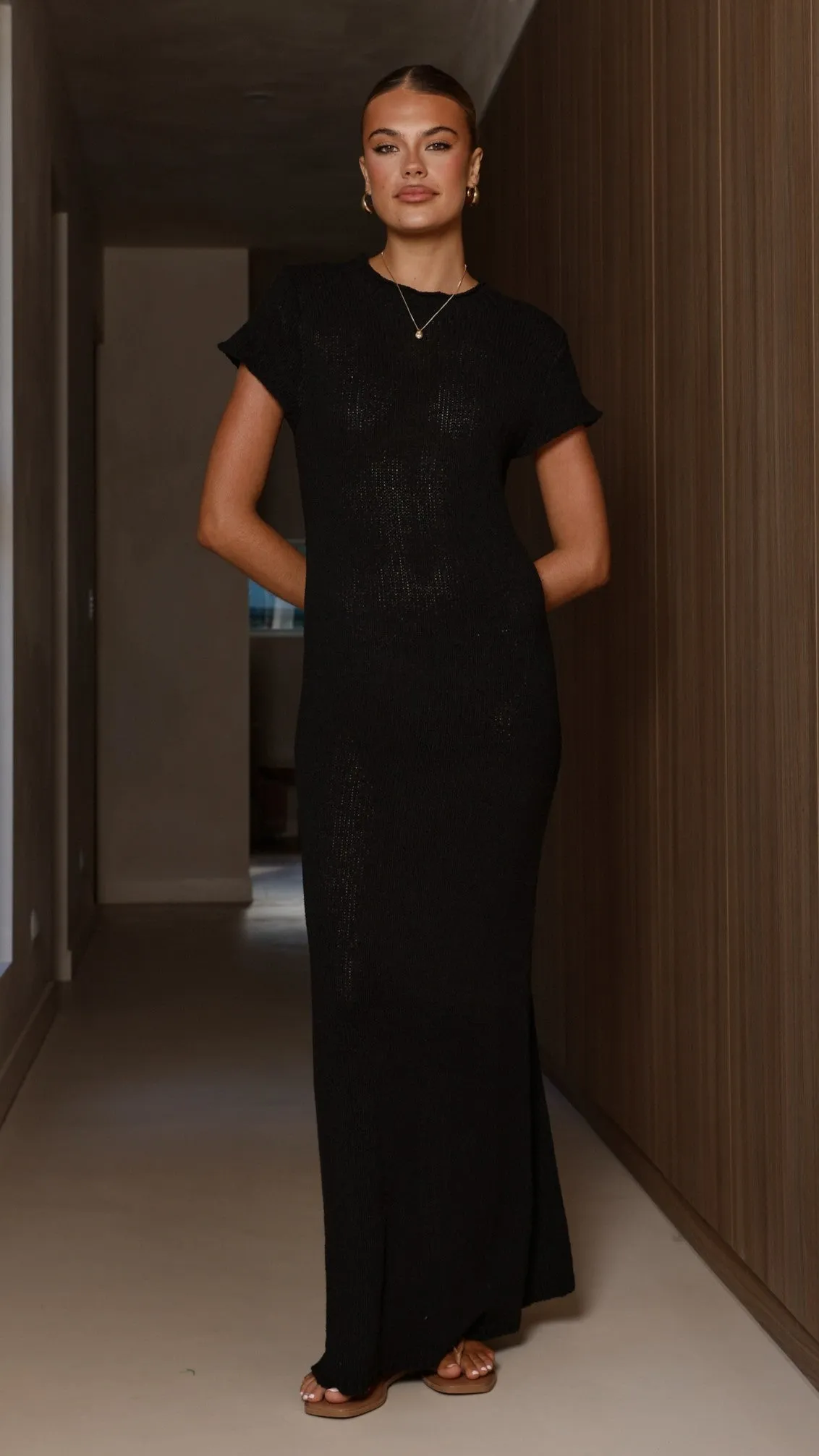 Valise Maxi Dress - Black sold by Billy J