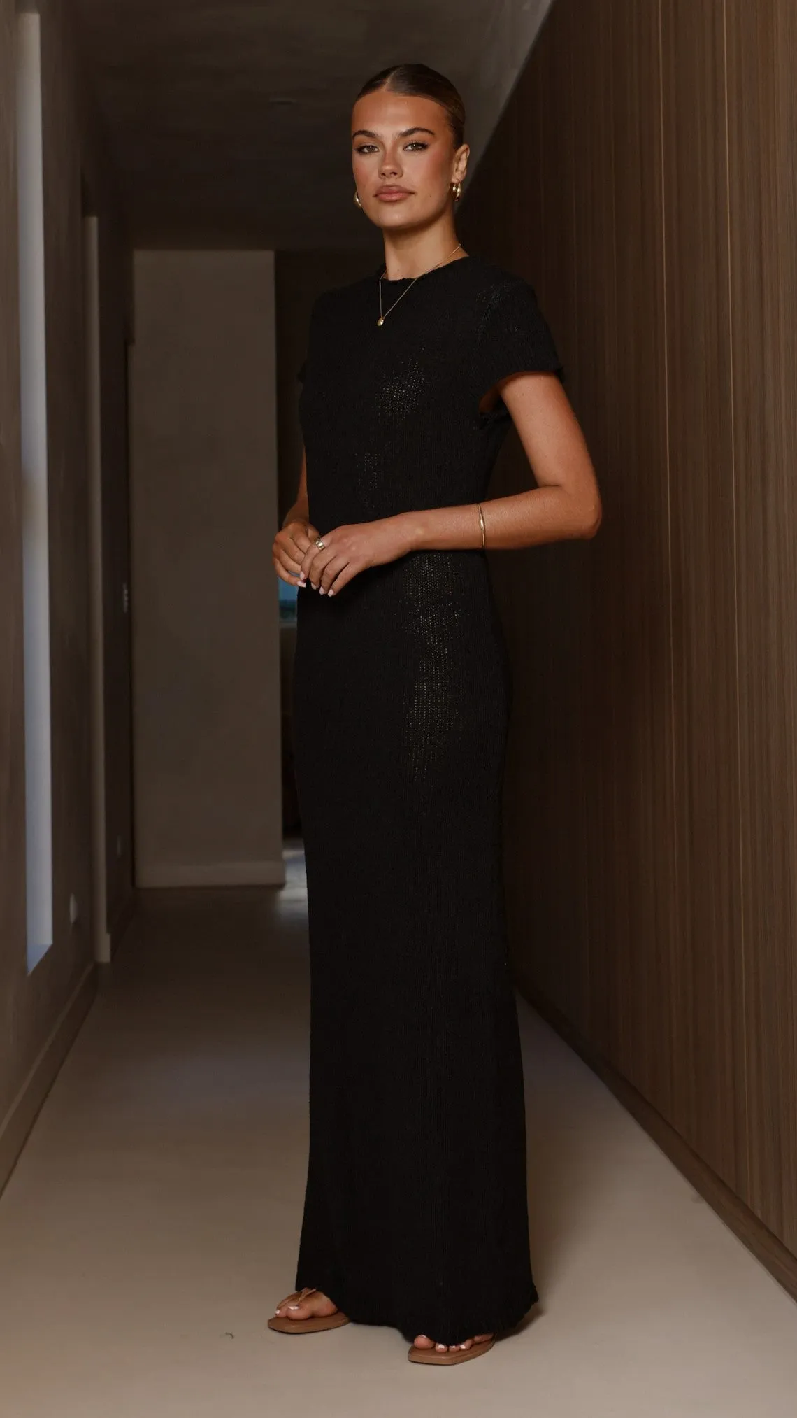 Valise Maxi Dress - Black sold by Billy J product image thumbnail 5