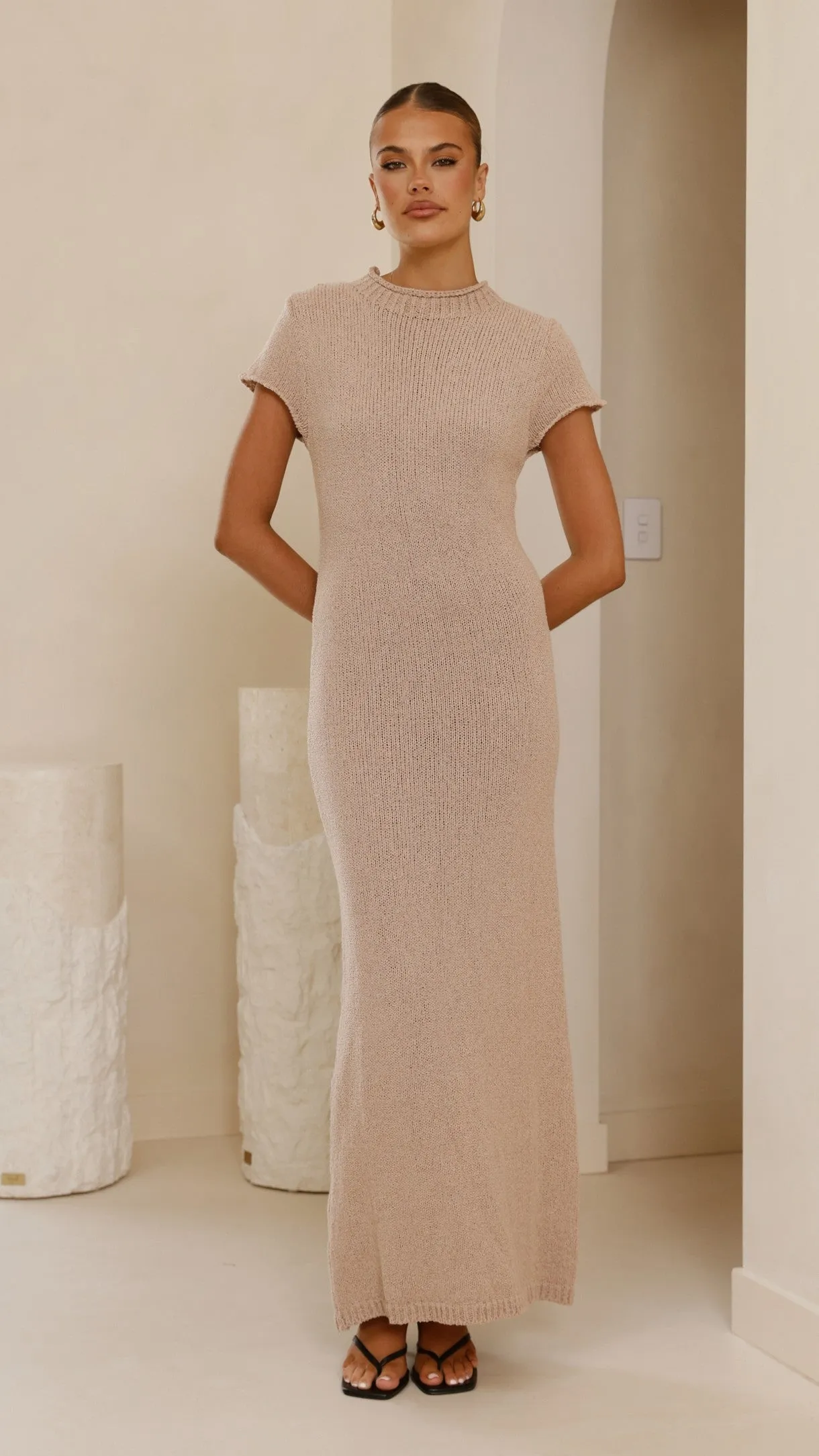 Valise Maxi Dress - Mocha sold by Billy J