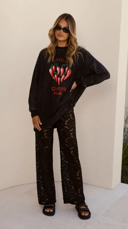 Chilli Lovers Tee and Pants Set - Black sold by Billy J
