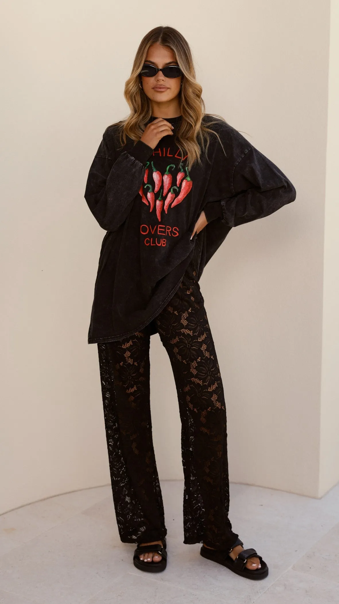 Chilli Lovers Tee and Pants Set - Black sold by Billy J product image thumbnail 5