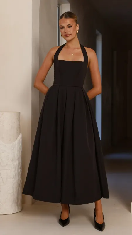 Kristen Maxi Dress - Black sold by Billy J