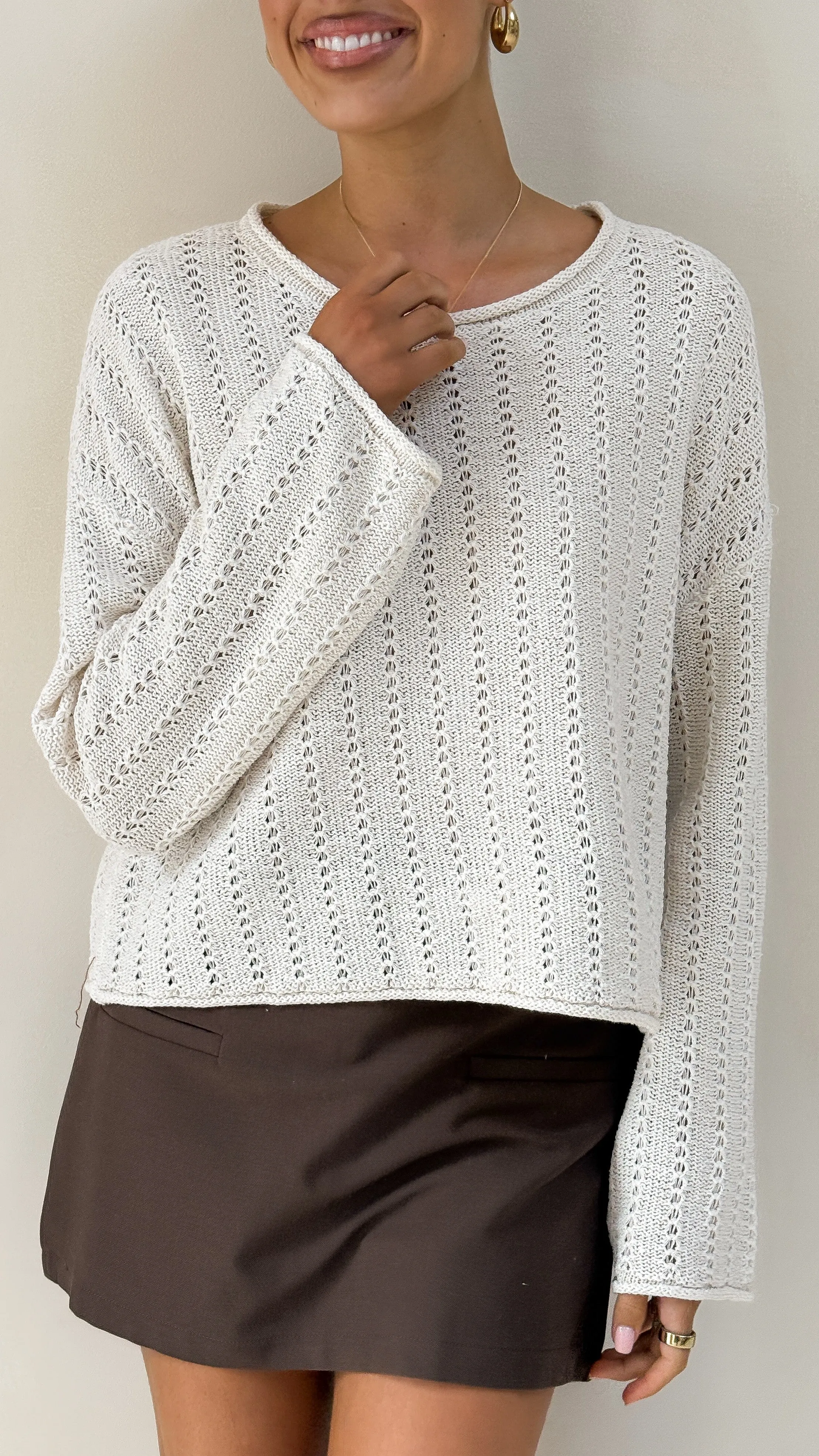 Lydia Jumper - Ivory sold by Billy J product image thumbnail 4