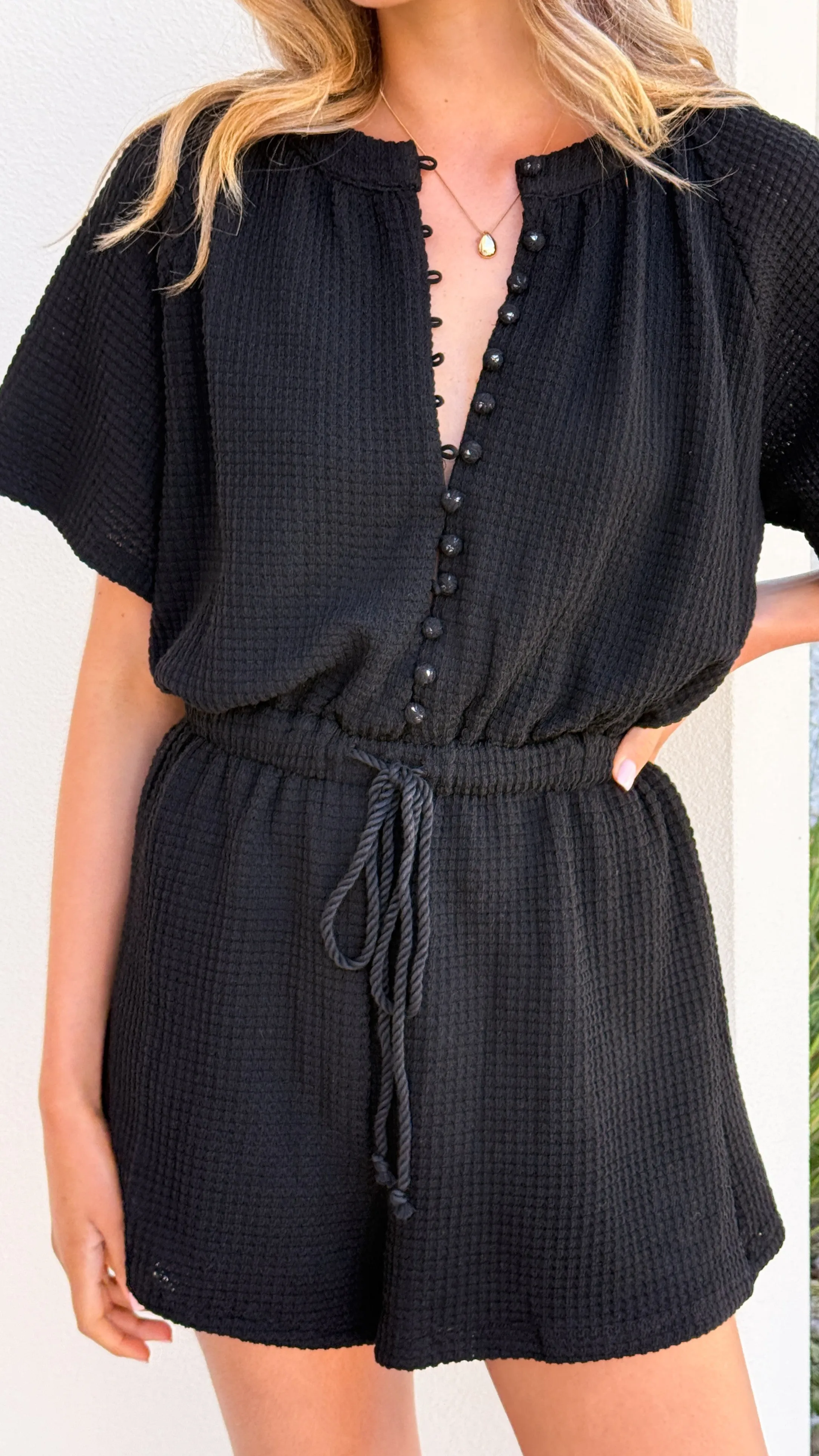 Loula Playsuit - Black sold by Billy J product image thumbnail 3