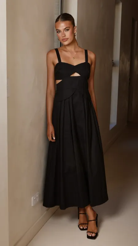 Harleigh Midi Dress - Black sold by Billy J