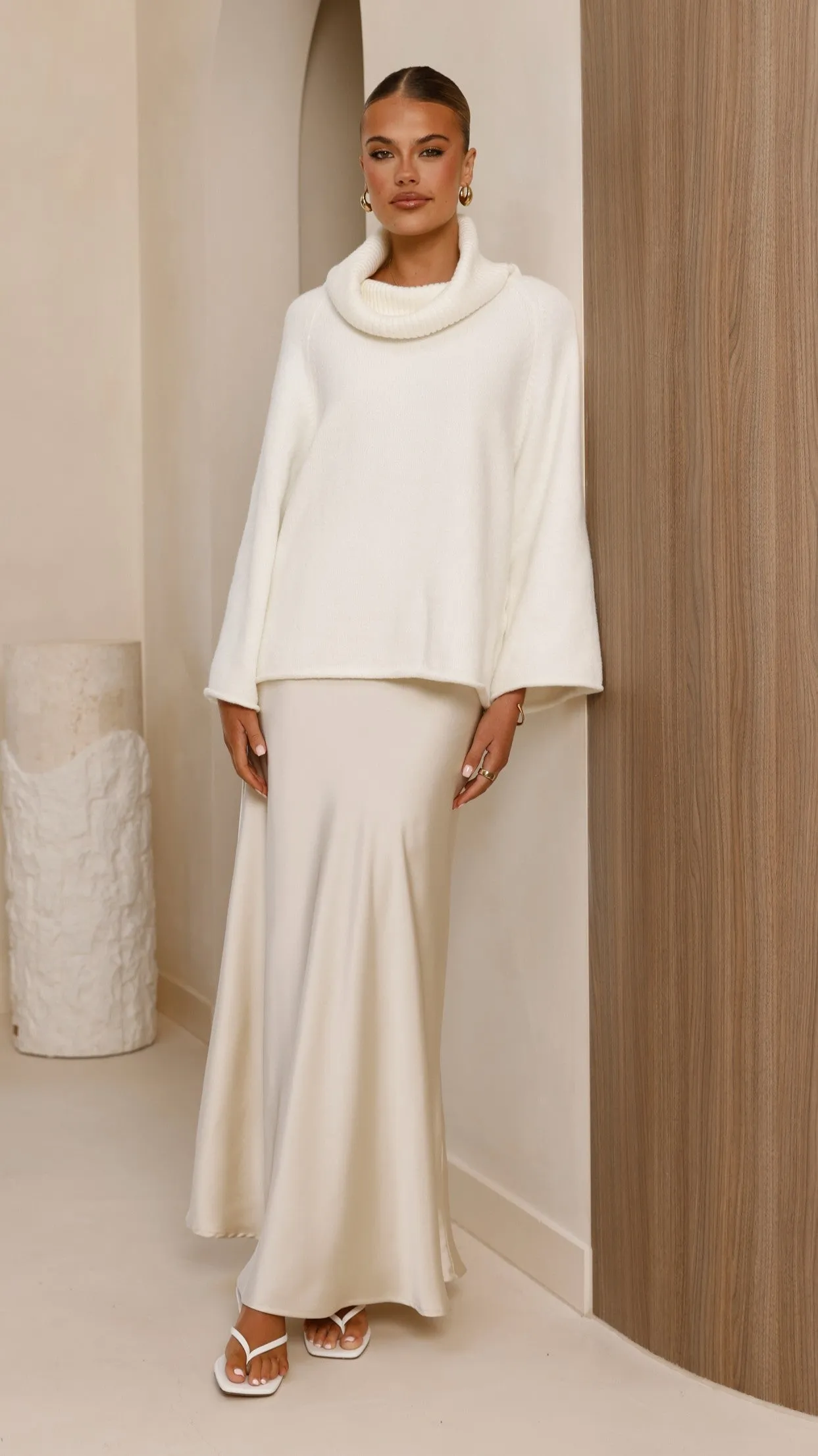 Jacques Knitted Jumper - White sold by Billy J product image thumbnail 4