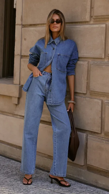 Zaeli Jeans - Mid Blue sold by Billy J