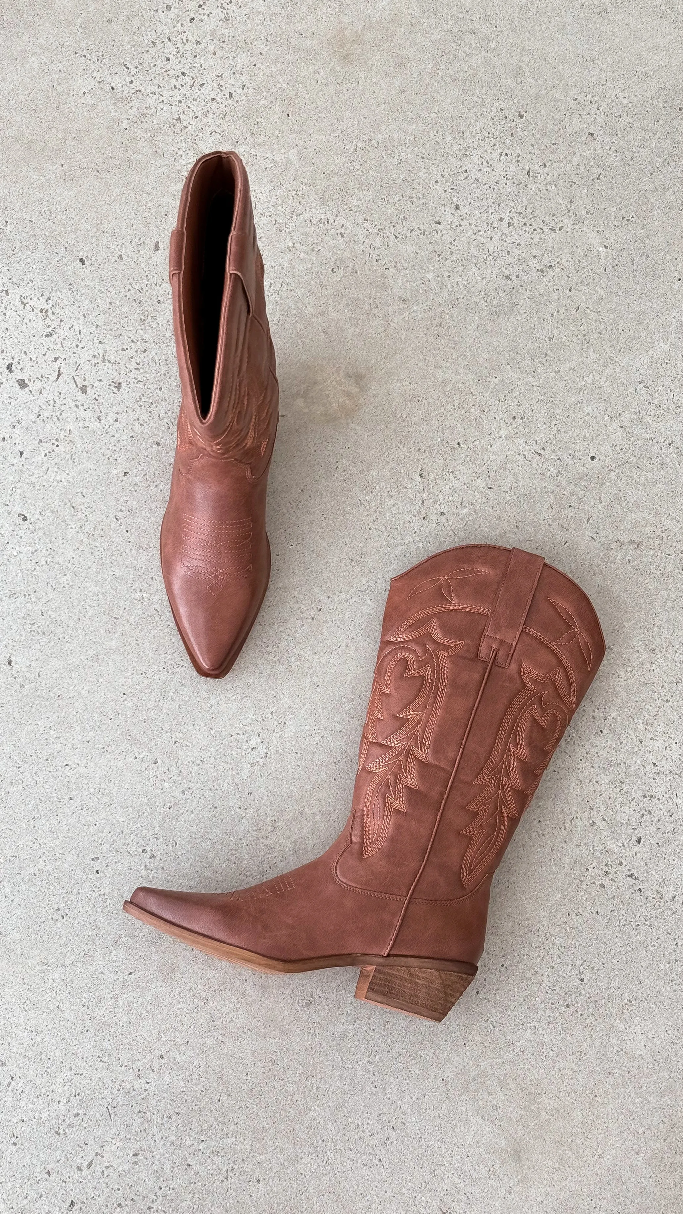 Ottilie Boots - Tan sold by Billy J product image thumbnail 2