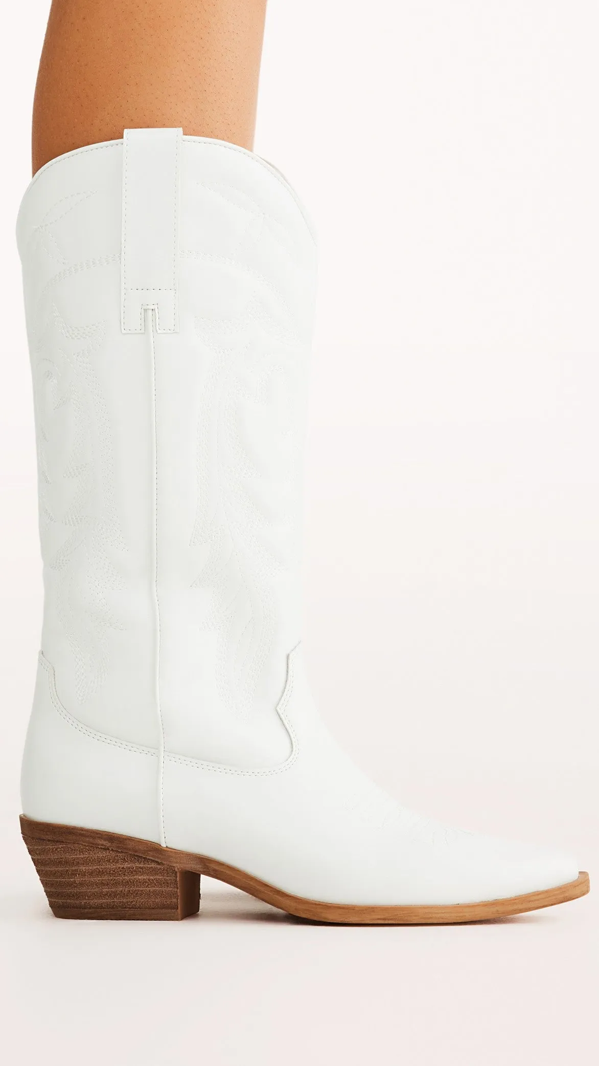 Ottilie Boots - White sold by Billy J product image thumbnail 4