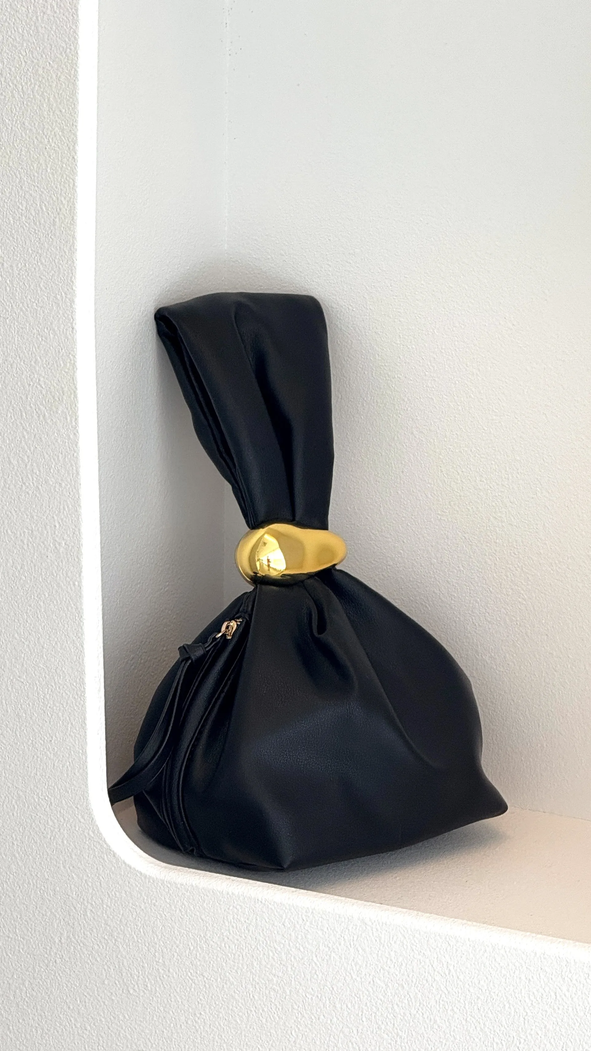 Lucia Handle Bag - Black sold by Billy J