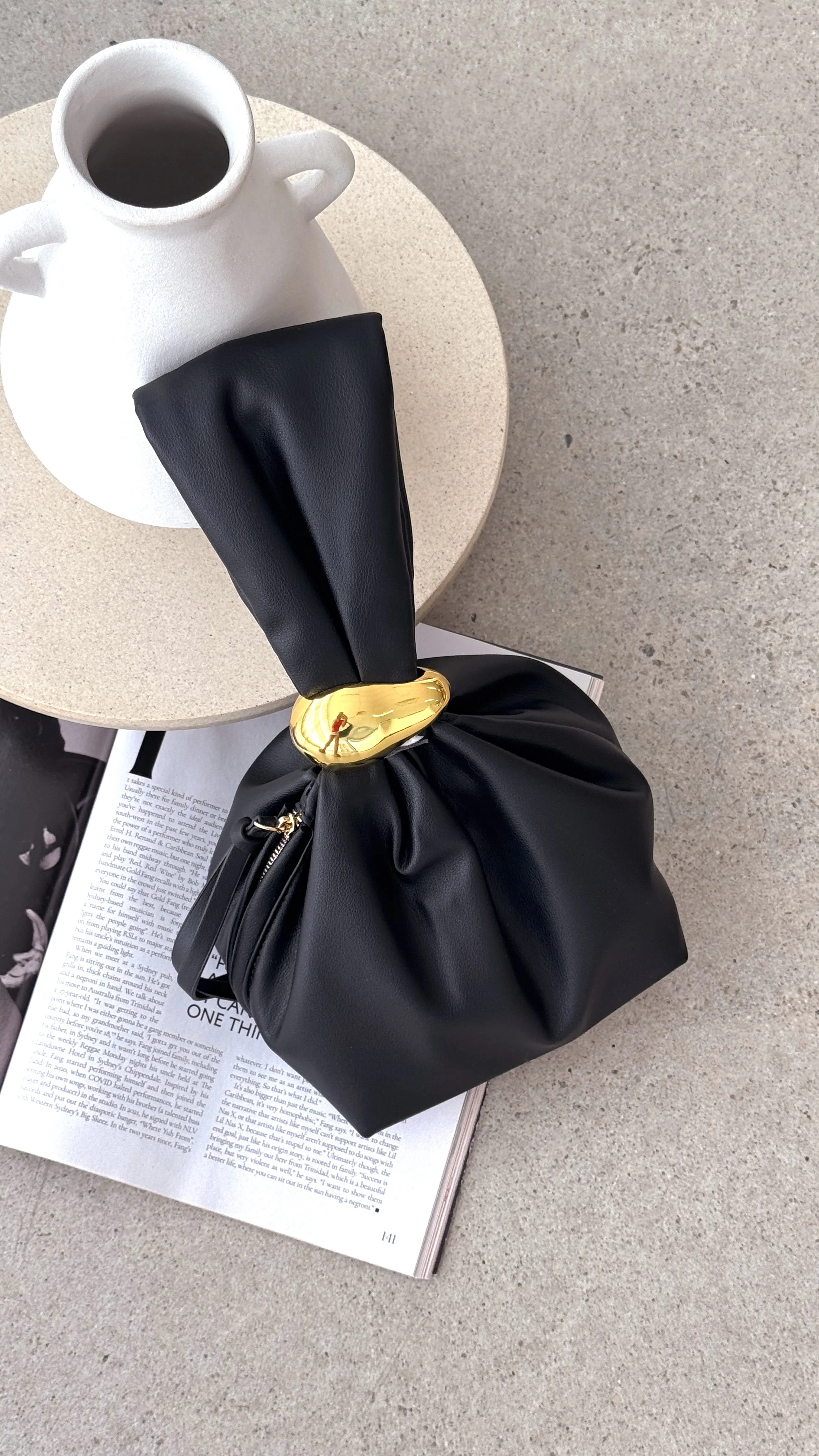 Lucia Handle Bag - Black sold by Billy J product image thumbnail 2