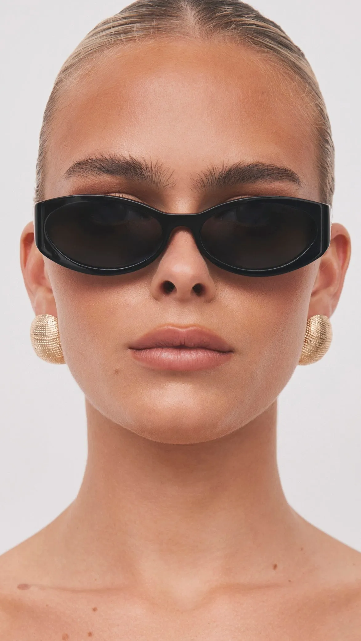 The Kasia Sunglasses - Black / Black sold by Billy J product image thumbnail 3