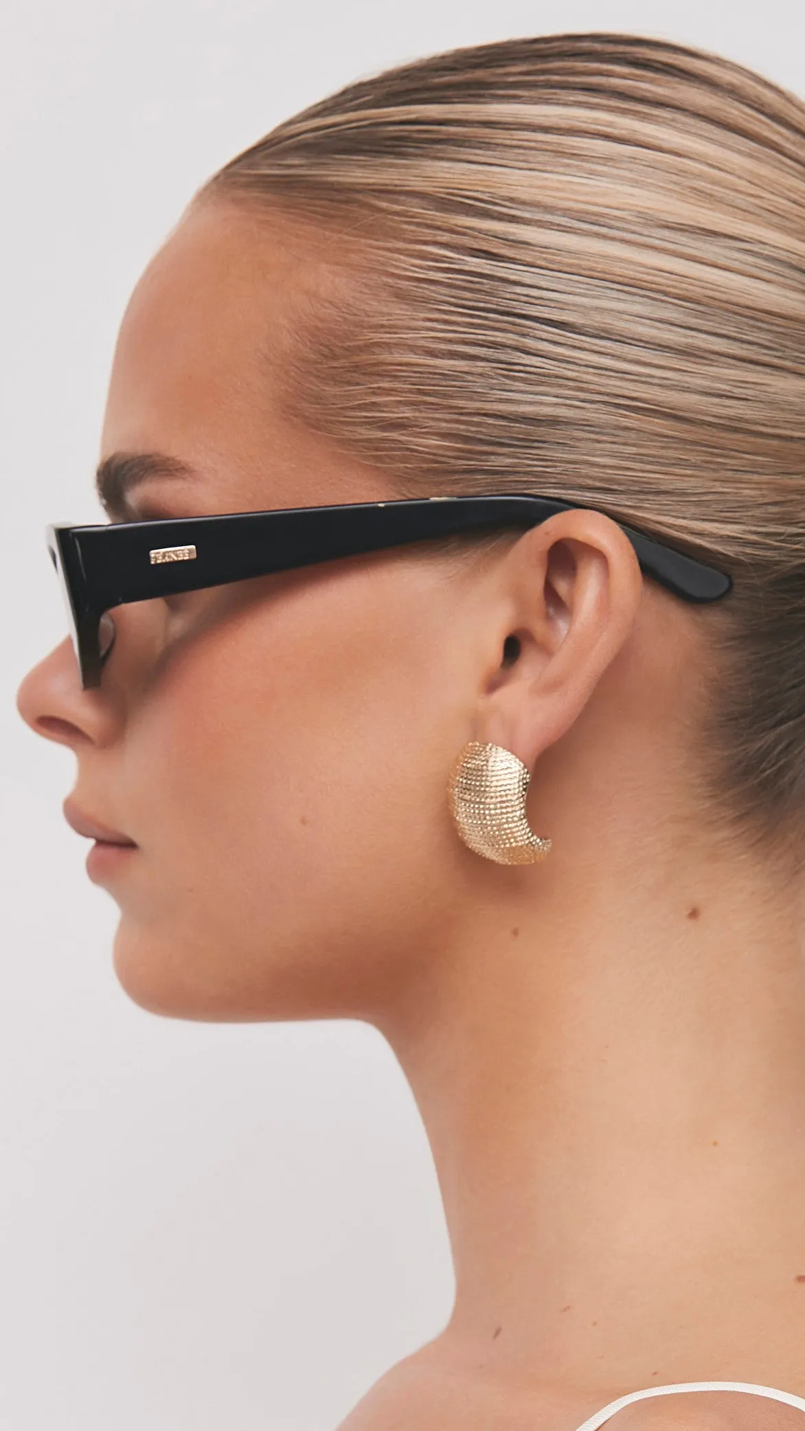 The Kasia Sunglasses - Black / Black sold by Billy J product image thumbnail 5