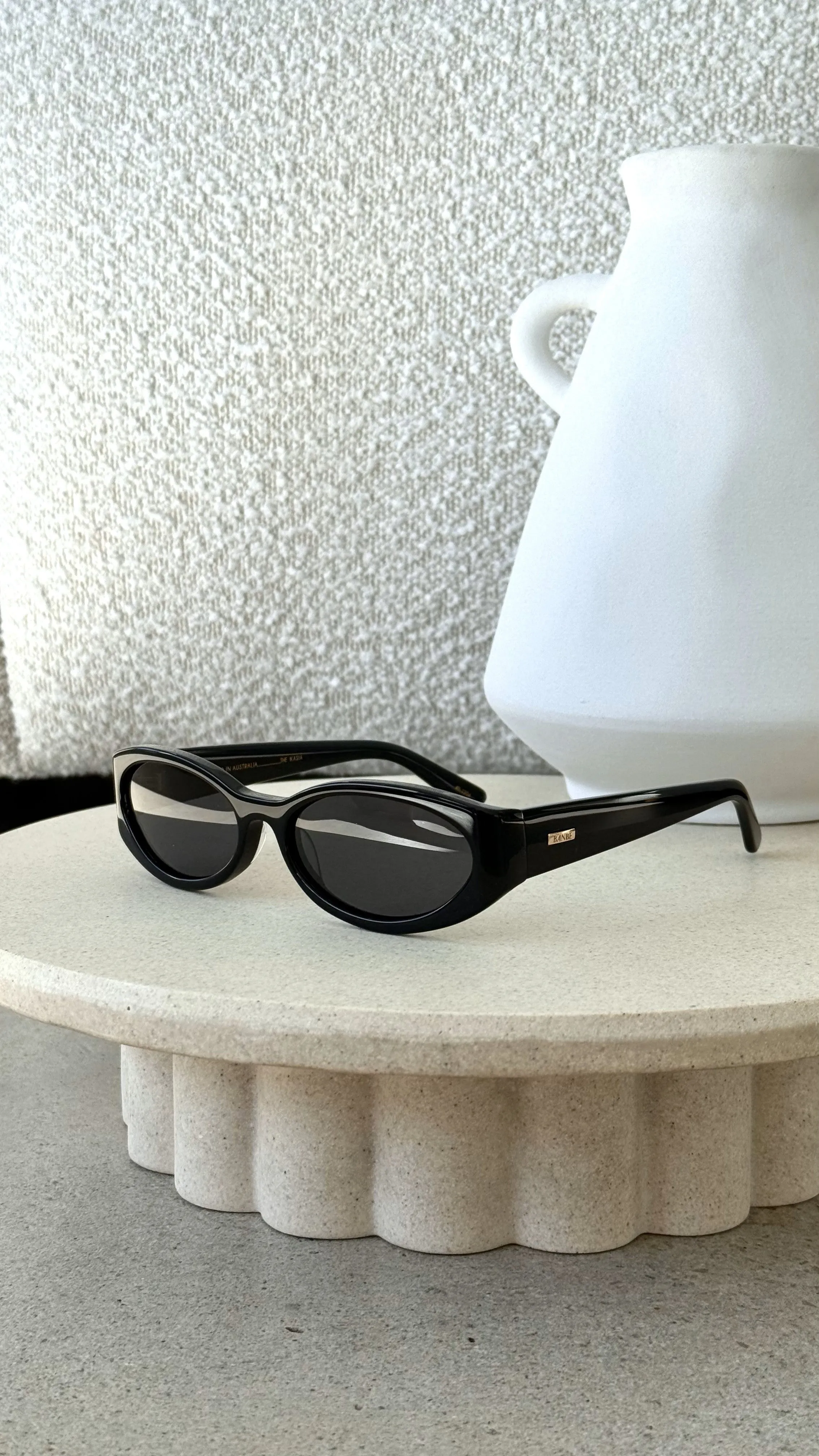 The Kasia Sunglasses - Black / Black sold by Billy J product image thumbnail 2