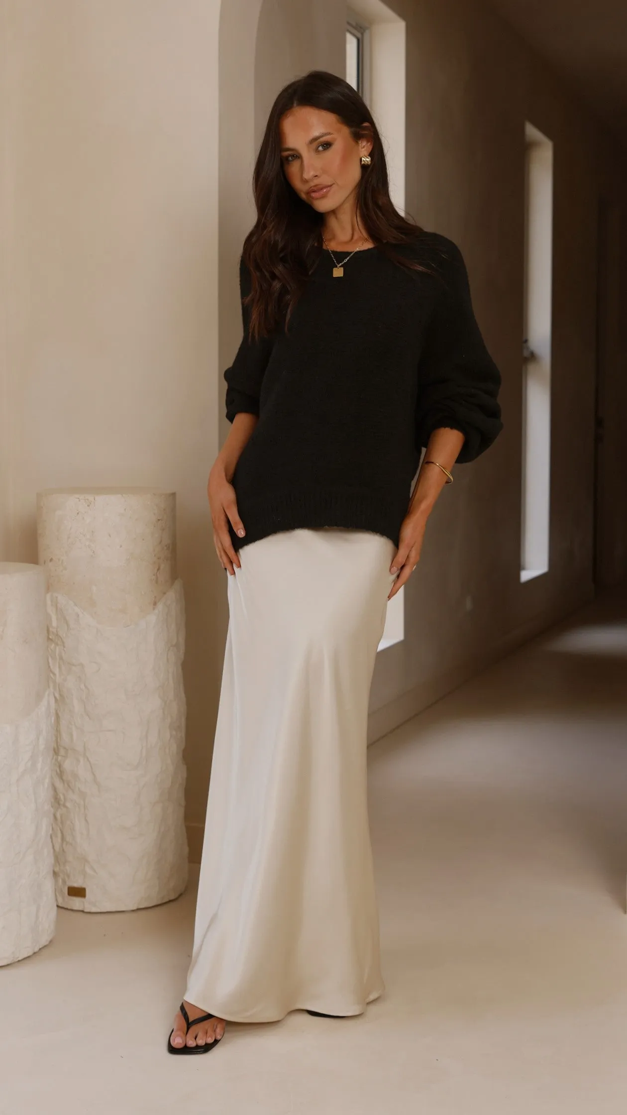 Isabella Knit Sweater - Black sold by Billy J product image thumbnail 5