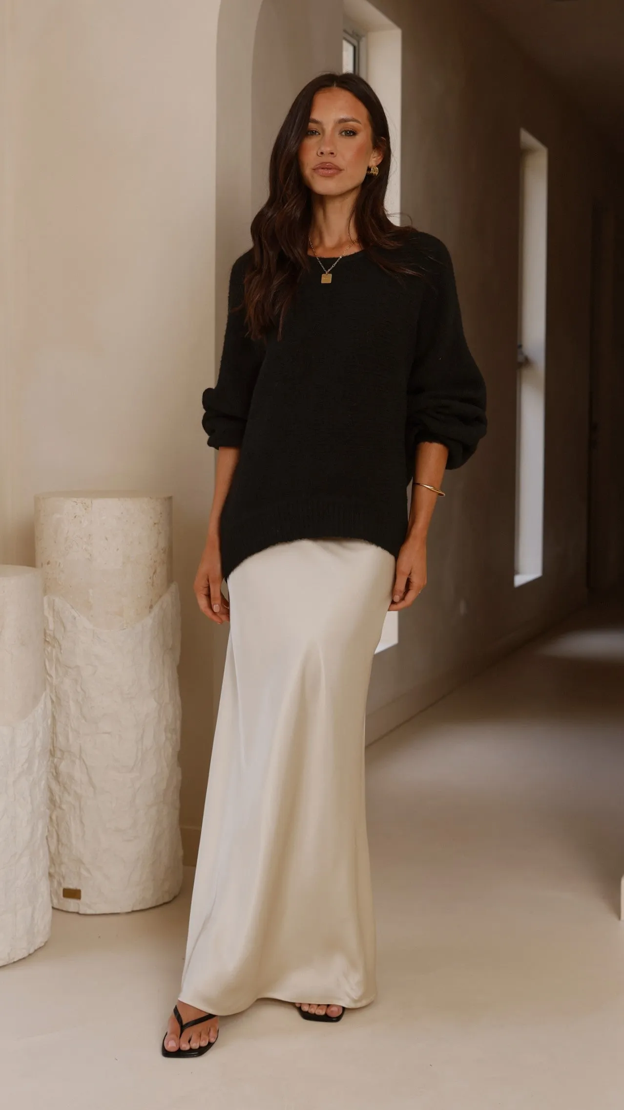 Isabella Knit Sweater - Black sold by Billy J product image thumbnail 3
