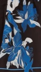 Michelle Mini Dress - Black / Blue sold by Billy J product image thumbnail 5