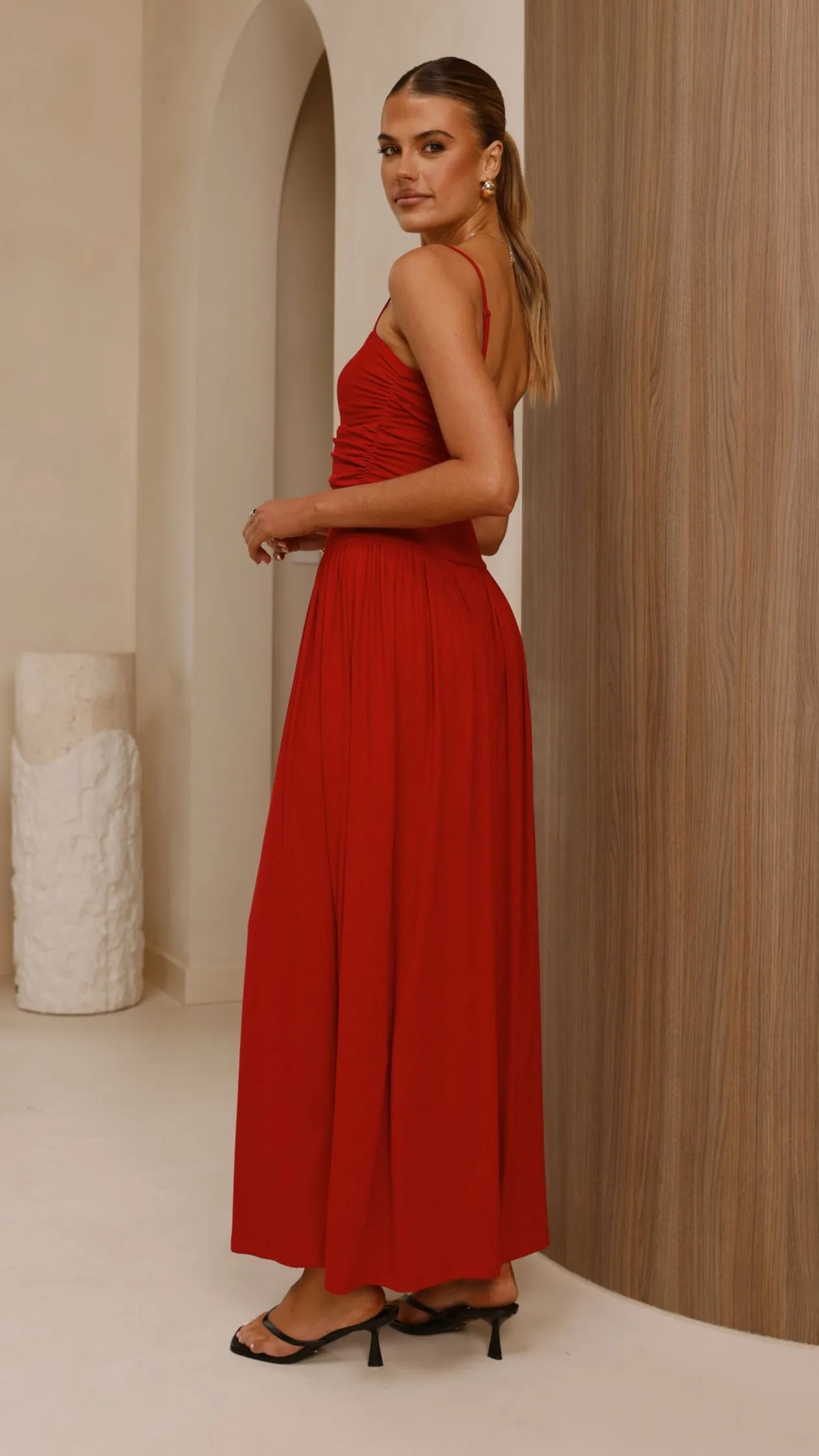 Libertine Maxi Dress - Cherry sold by Billy J product image thumbnail 2