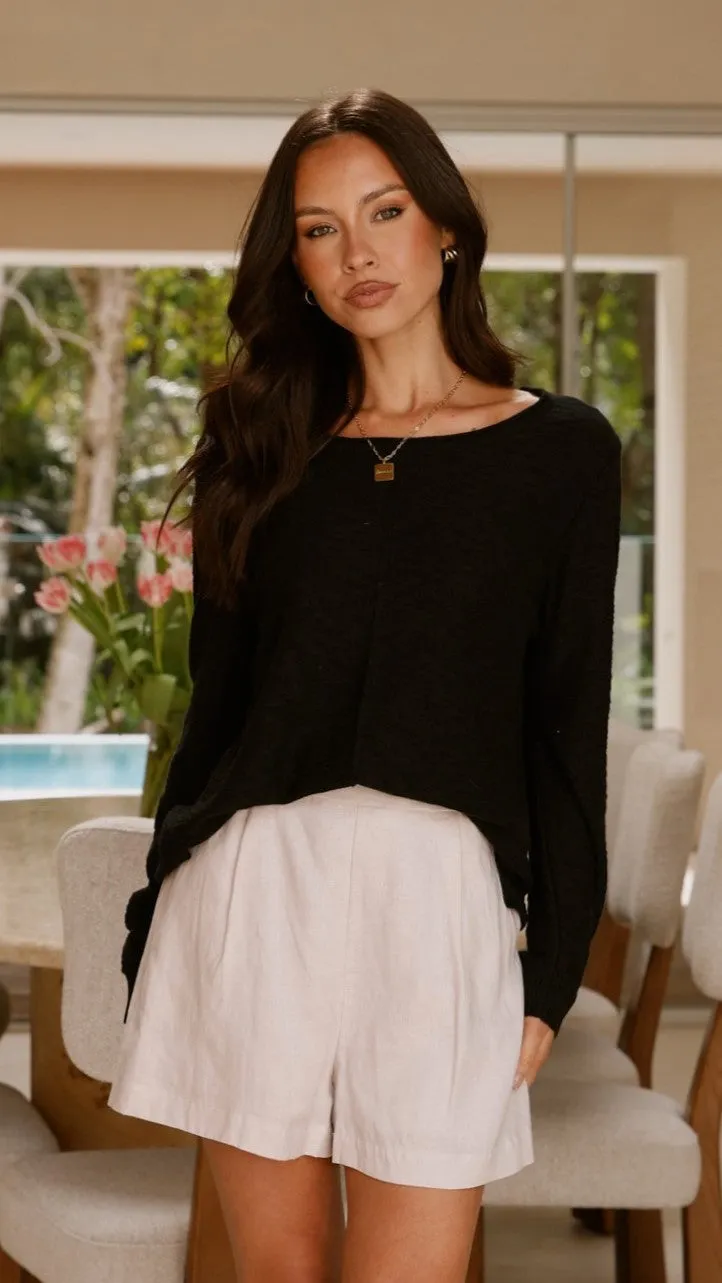 Sacha Top - Black sold by Billy J