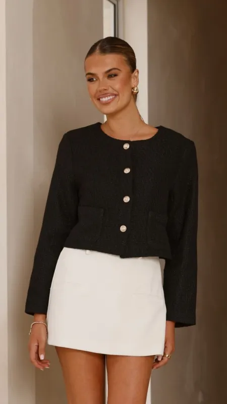 Laina Jacket - Black sold by Billy J