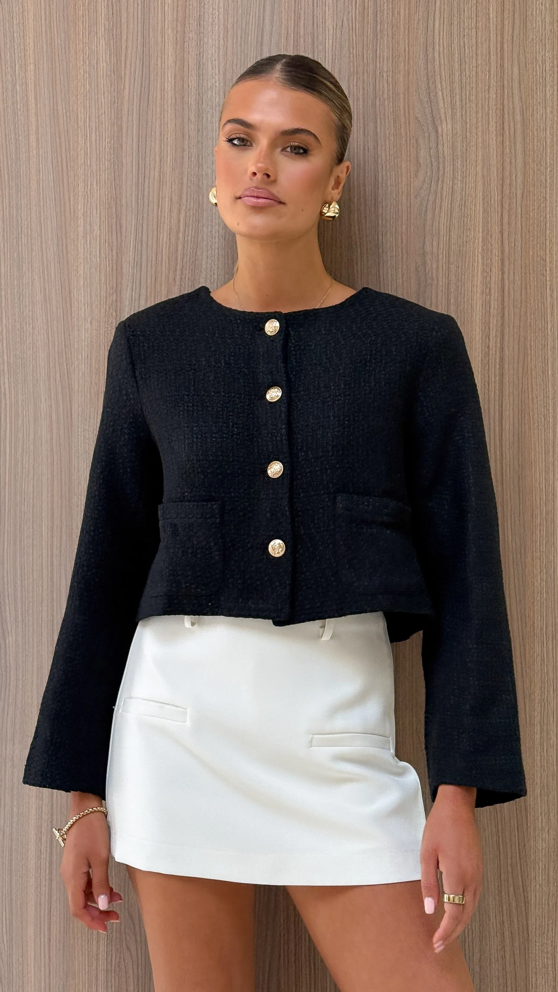 Laina Jacket - Black sold by Billy J product image thumbnail 4