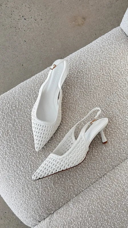 Koa Heel - White sold by Billy J