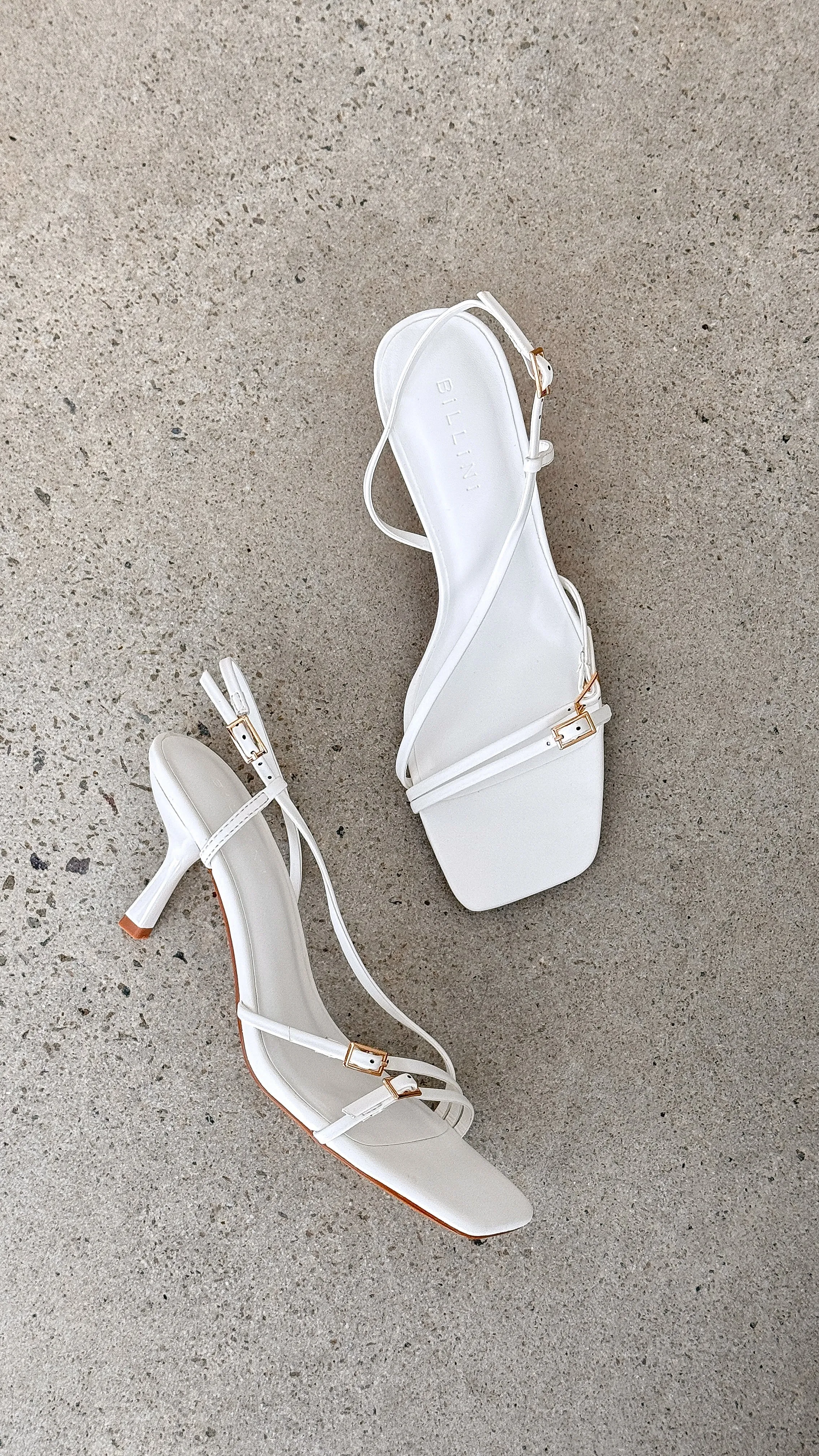 Toshie Heel - White sold by Billy J product image thumbnail 5