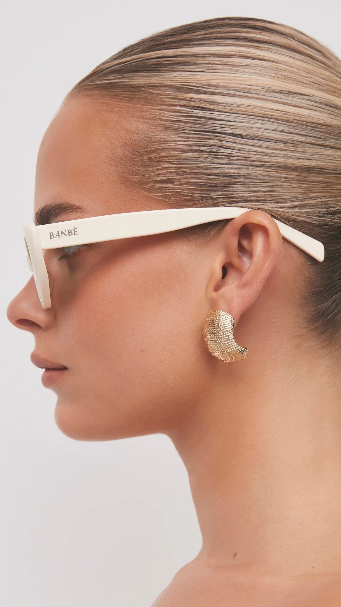 The Sweeney Sunglasses - Ivory / Green sold by Billy J product image thumbnail 3