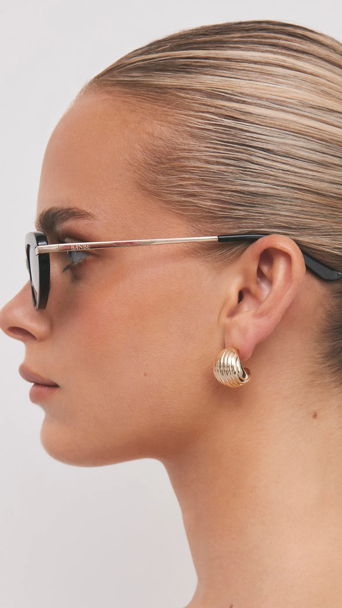 The Rae Sunglasses - Black / Black sold by Billy J product image thumbnail 3