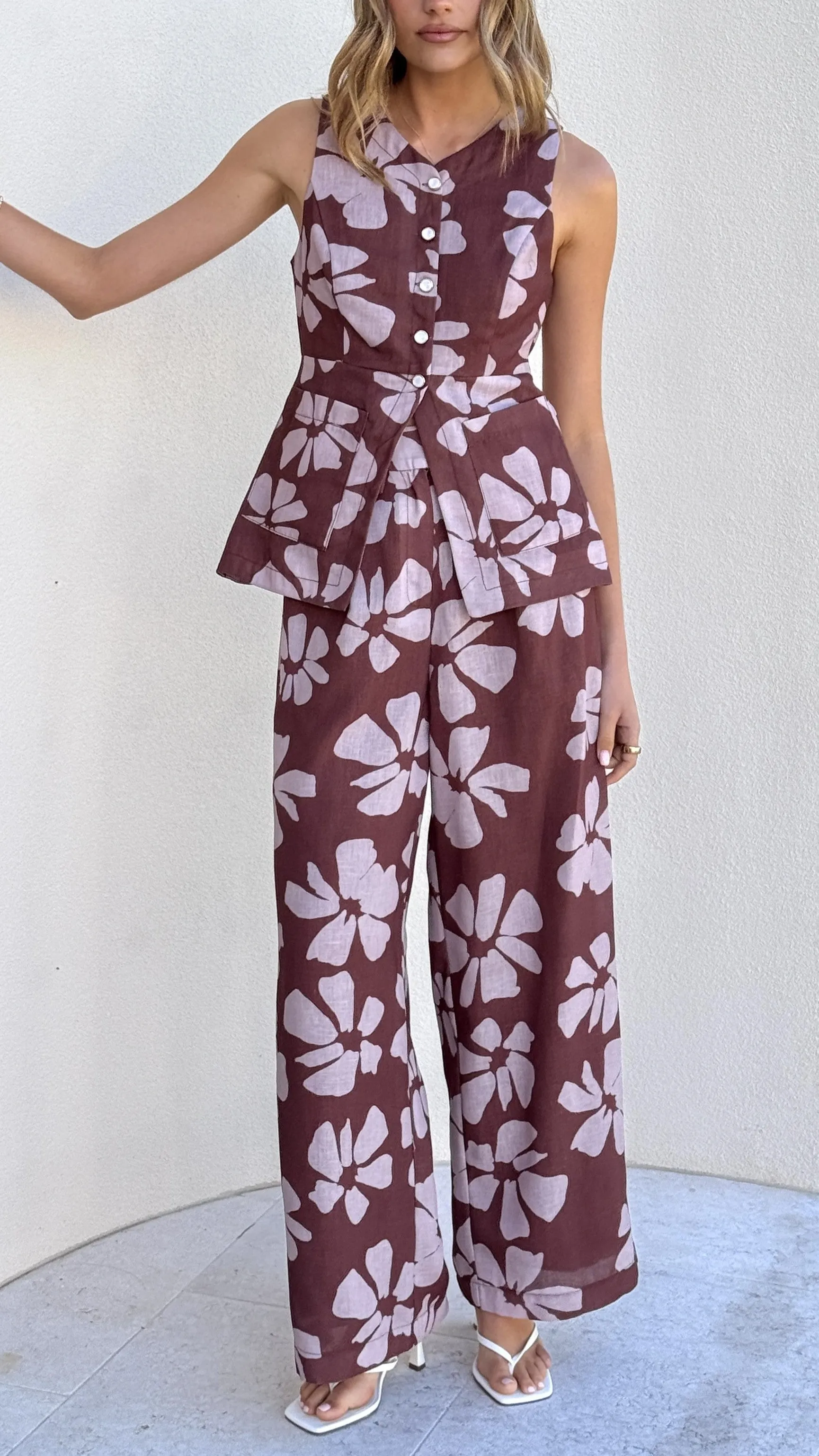 Amber Top - Brown Daylillies sold by Billy J product image thumbnail 3