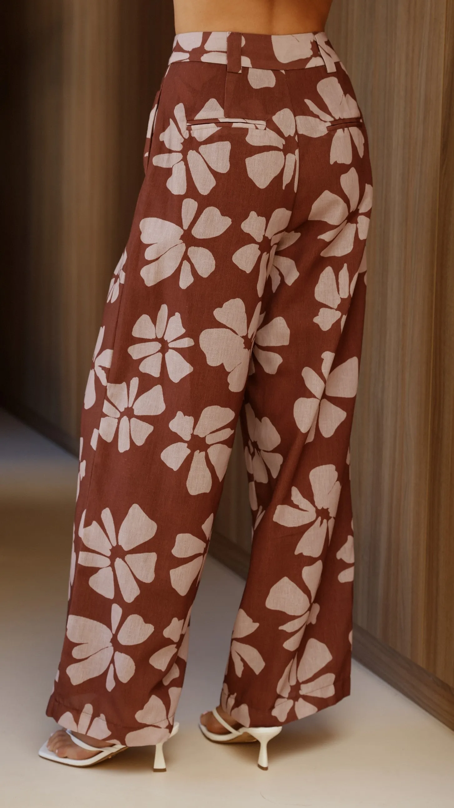 Toni Pants - Brown Daylillies sold by Billy J product image thumbnail 5
